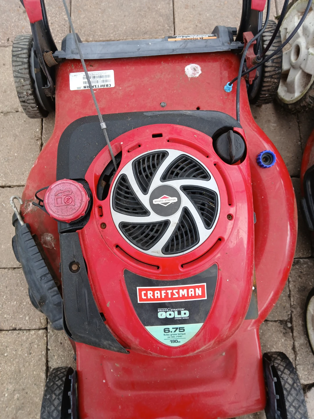 Craftsman Gold 6.75 HP Gas Lawn Mower - photo 2
