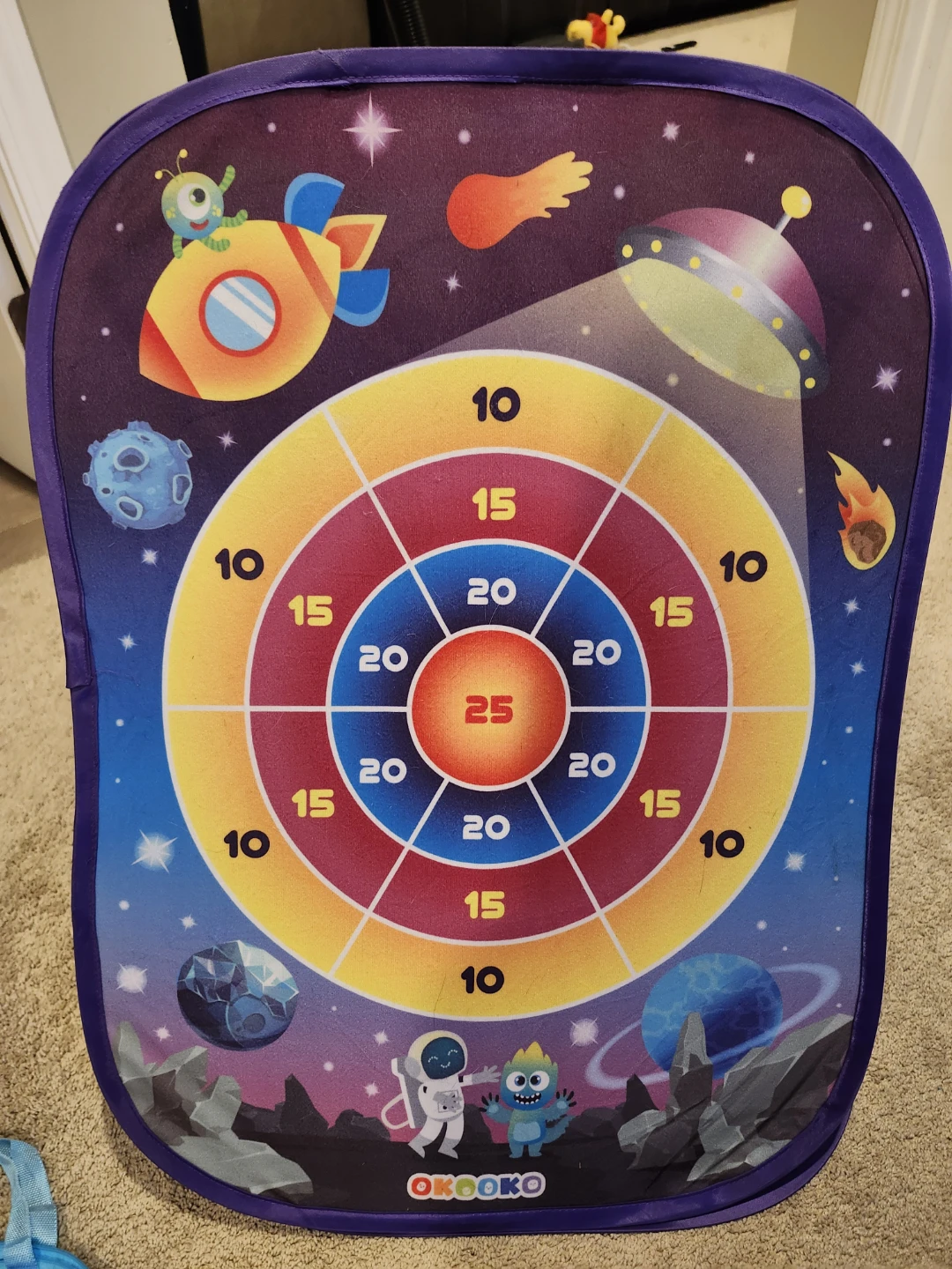 OKOOKO Space Themed Pop-Up Toss Game with Beans Bags - photo 3