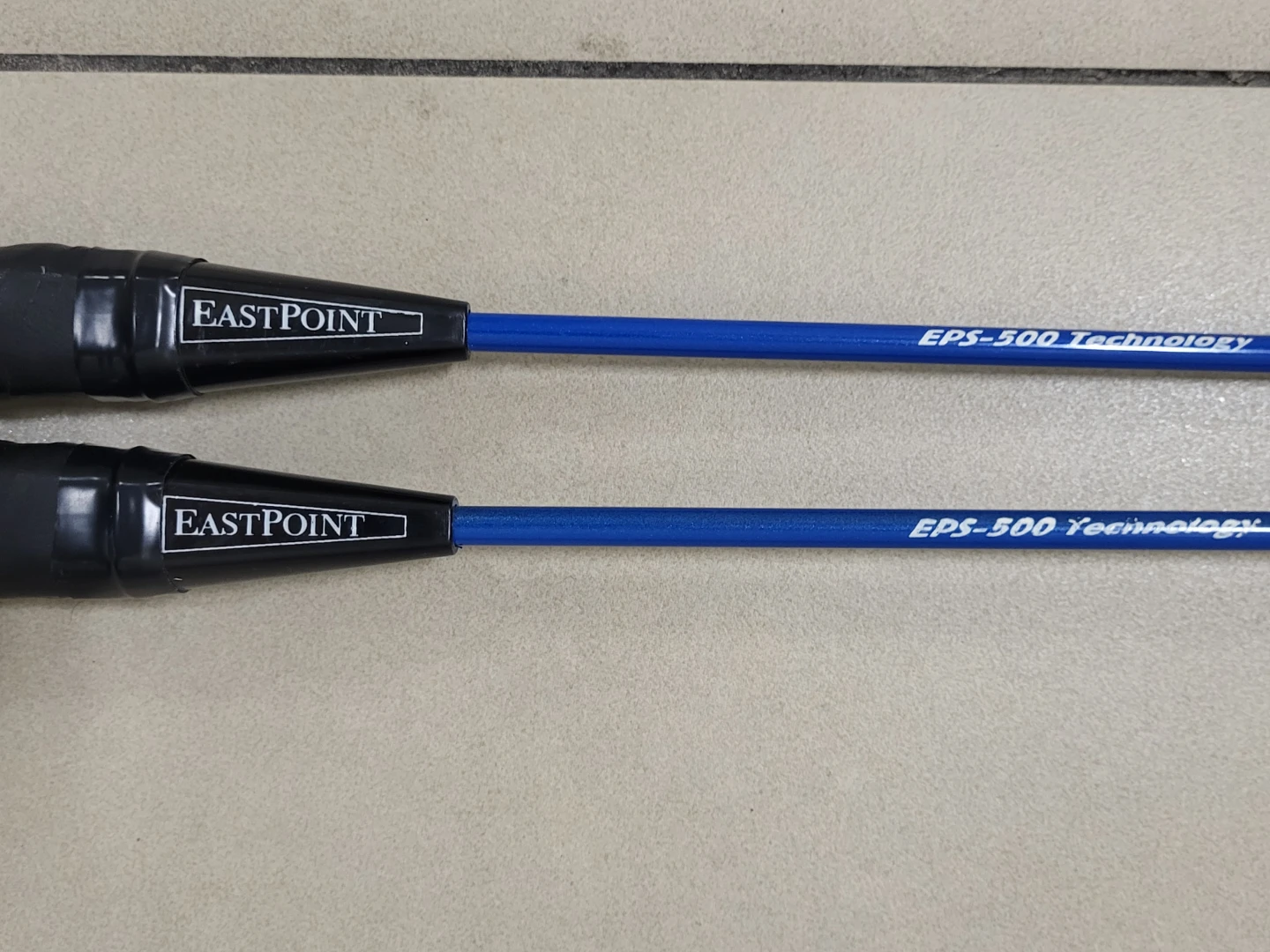 EastPoint Badminton Set steel shaft Rackets G/feather birdie NEW - photo 2