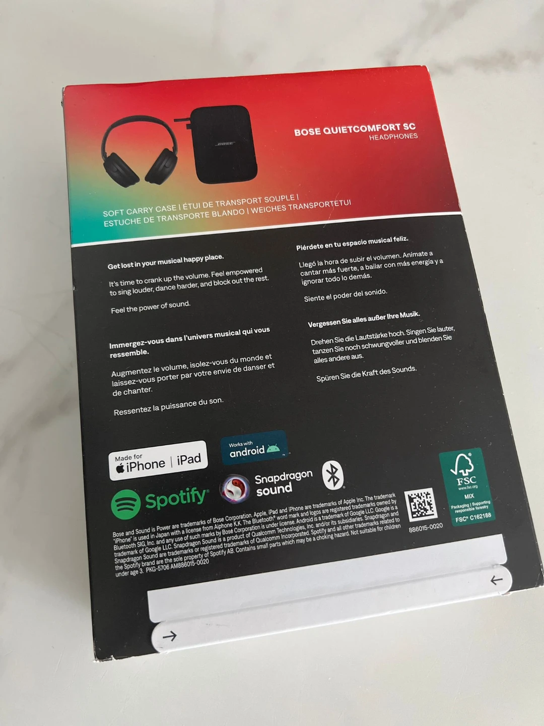 Bose QuietComfort SC Noise Cancelling Headphones - photo 2