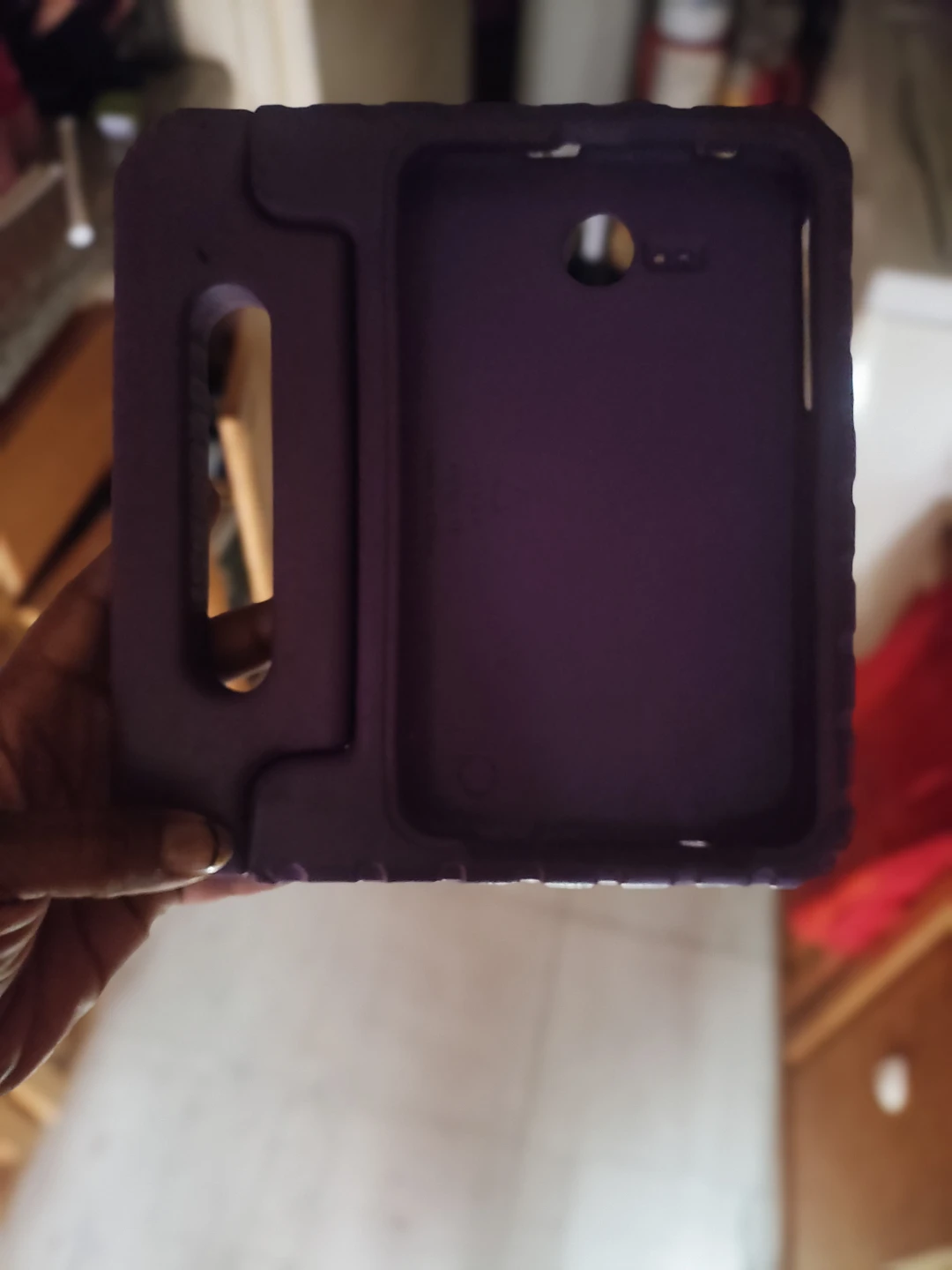 Purple Kids Tablet Case with Handle used - photo 2
