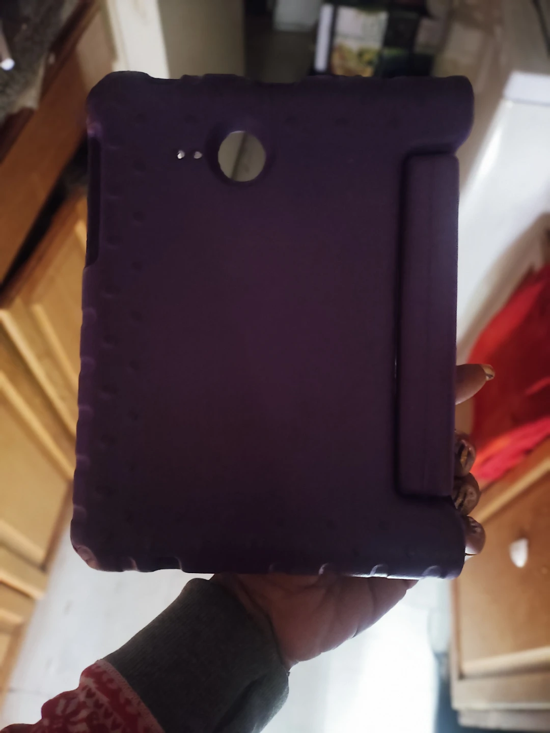 Purple Kids Tablet Case with Handle used - photo 4