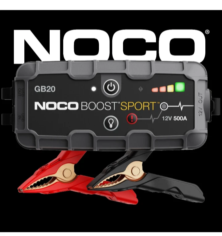 Powerful"NOCO Boost Sport GB20 500A Lithium Powered Jump Starter