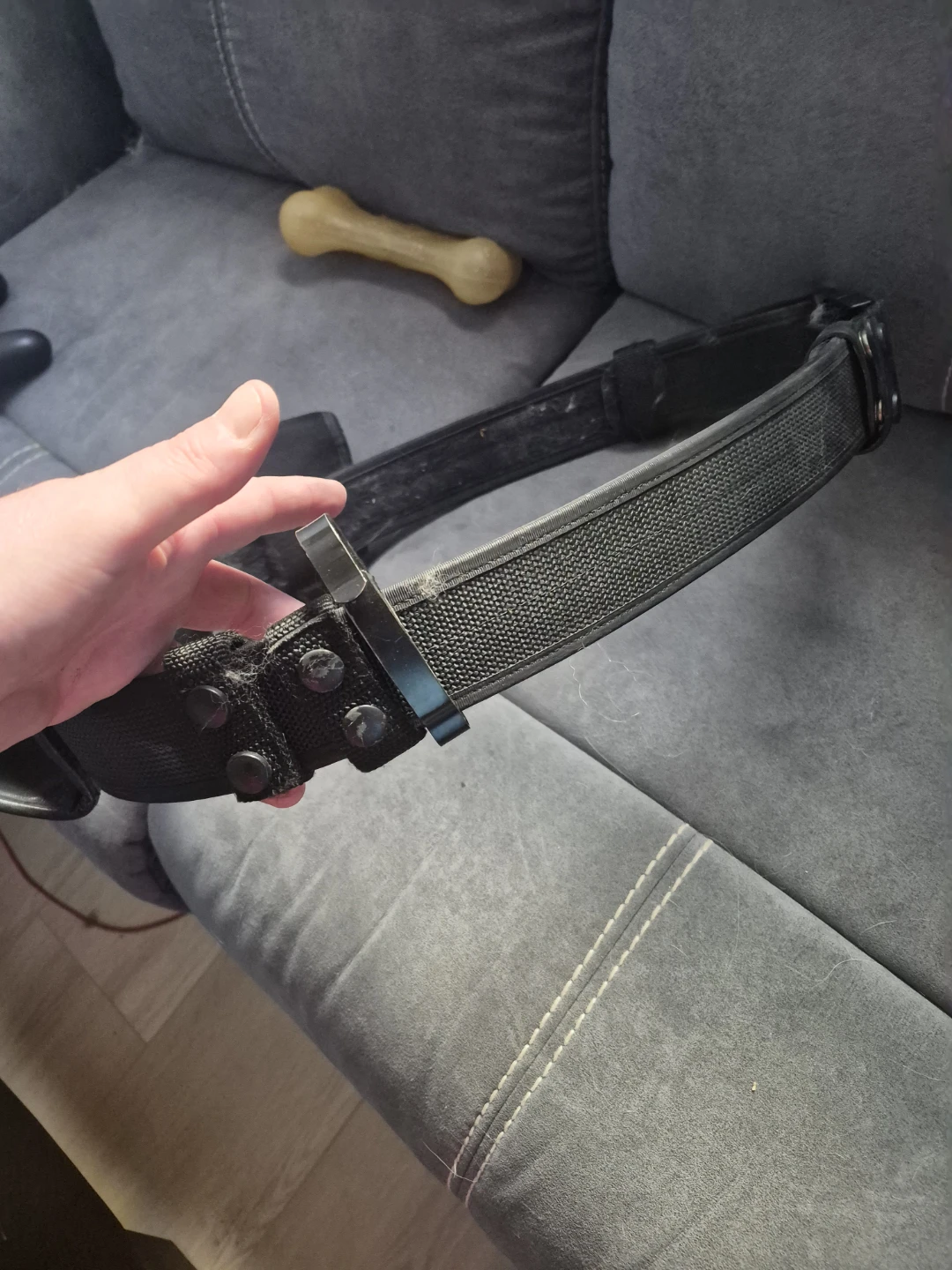 Tactical Duty Belt with Handcuffs and Pouch - photo 3