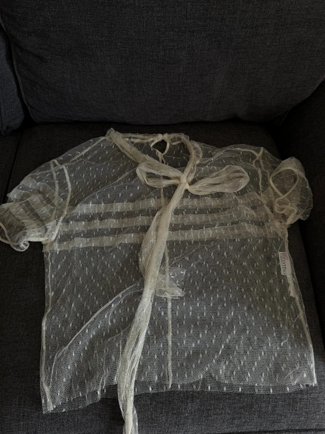 Red Valentino Lace Blouse