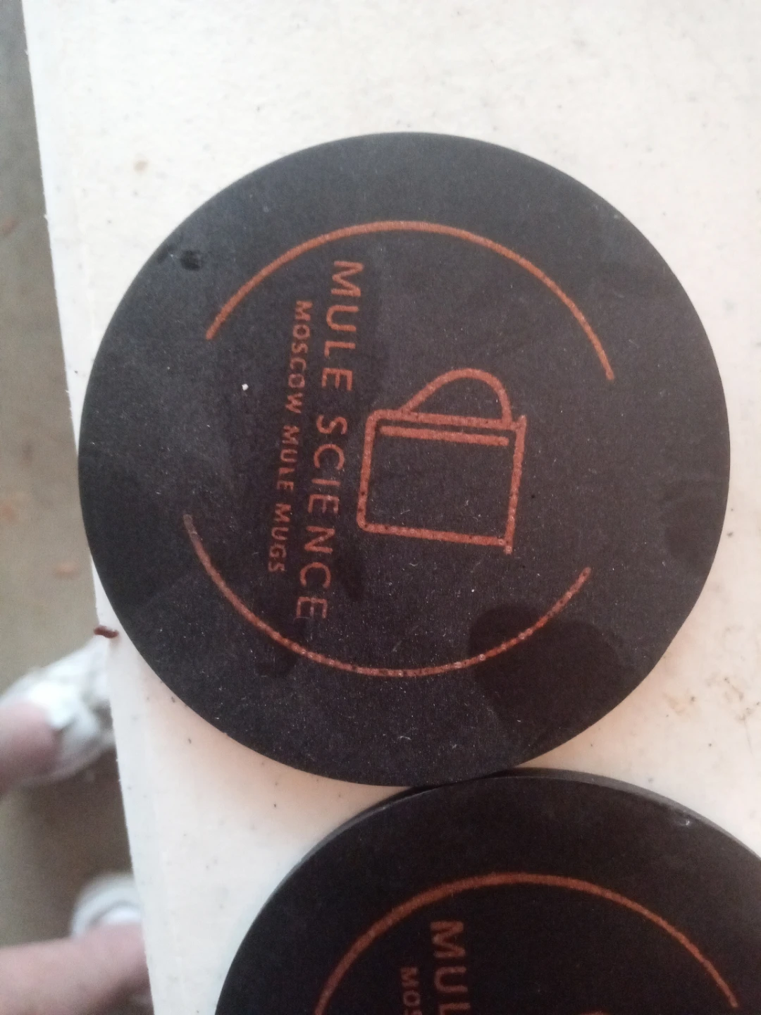 Godinger Moscow Mule Mugs Set with Coasters - photo 4
