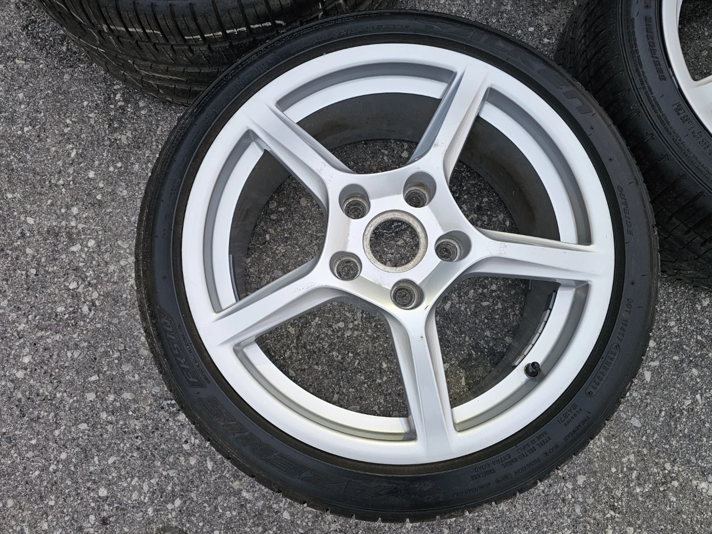 PORSCHE BOXSTER/CAYMAN O.E.M RIMS AND ALL SEASON TIRES - photo 3