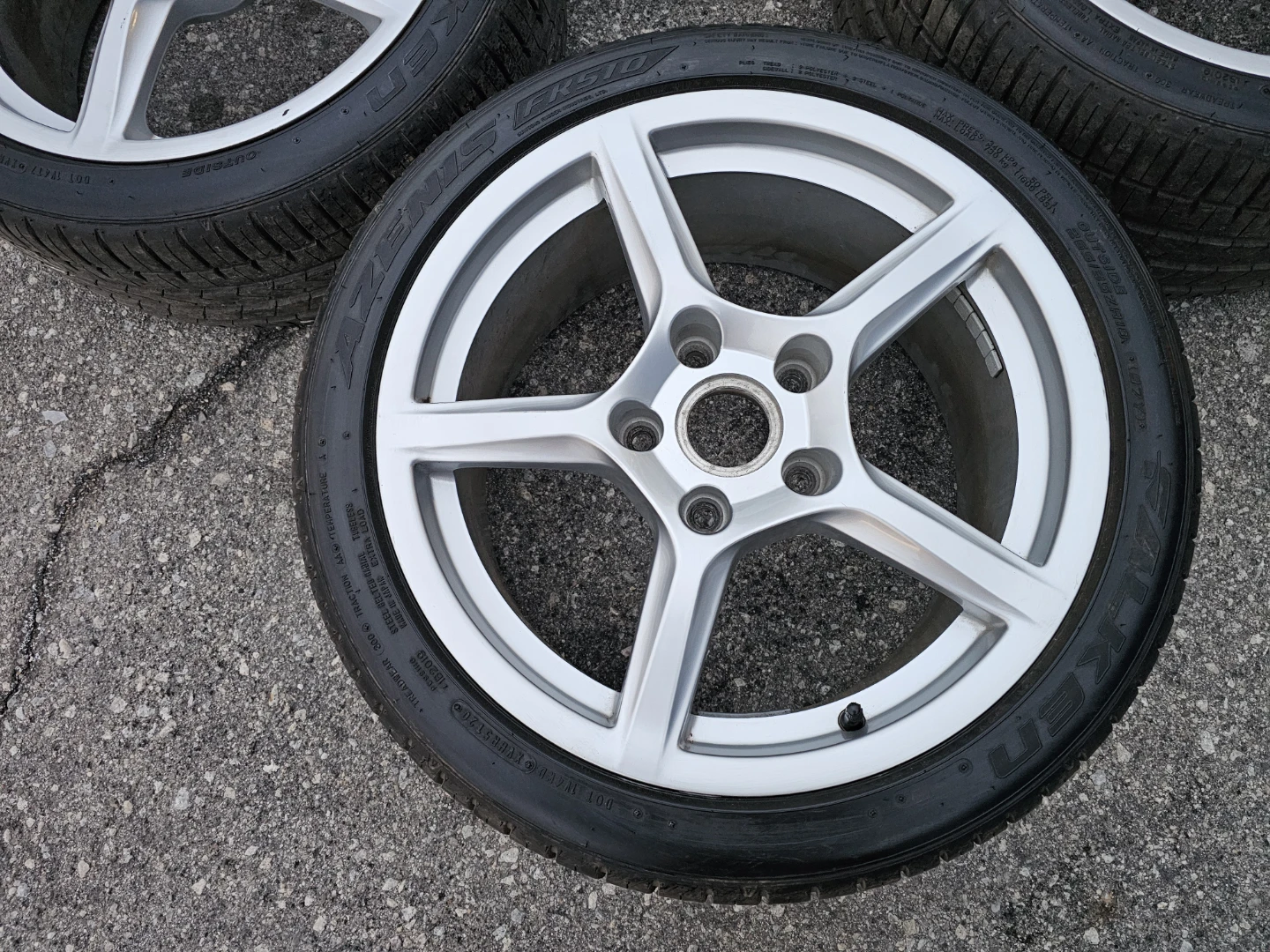 PORSCHE BOXSTER/CAYMAN O.E.M RIMS AND ALL SEASON TIRES - photo 4