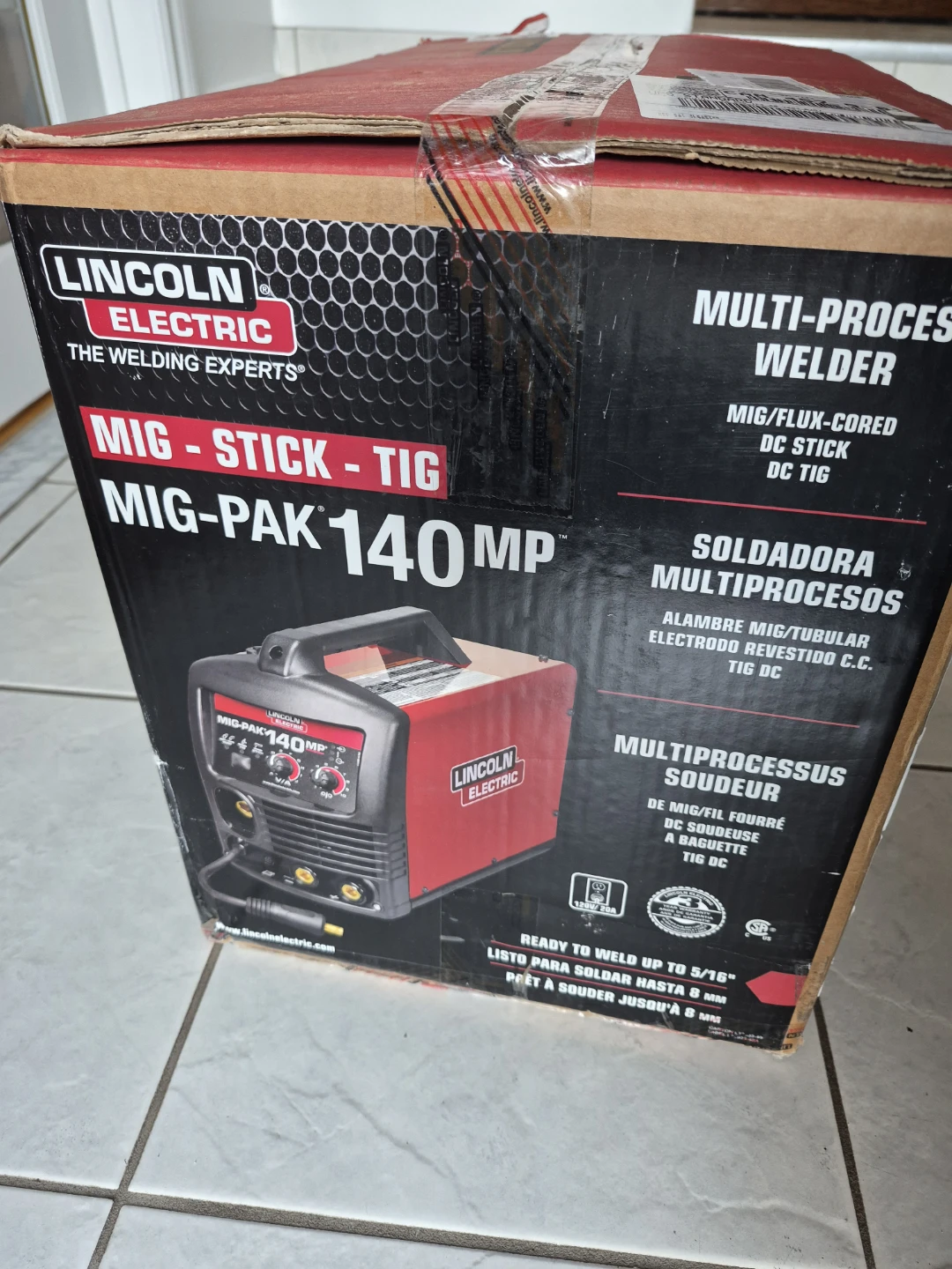 NEW Lincoln Electric MIG-Pak 140 120V Welder K3821 - photo 2