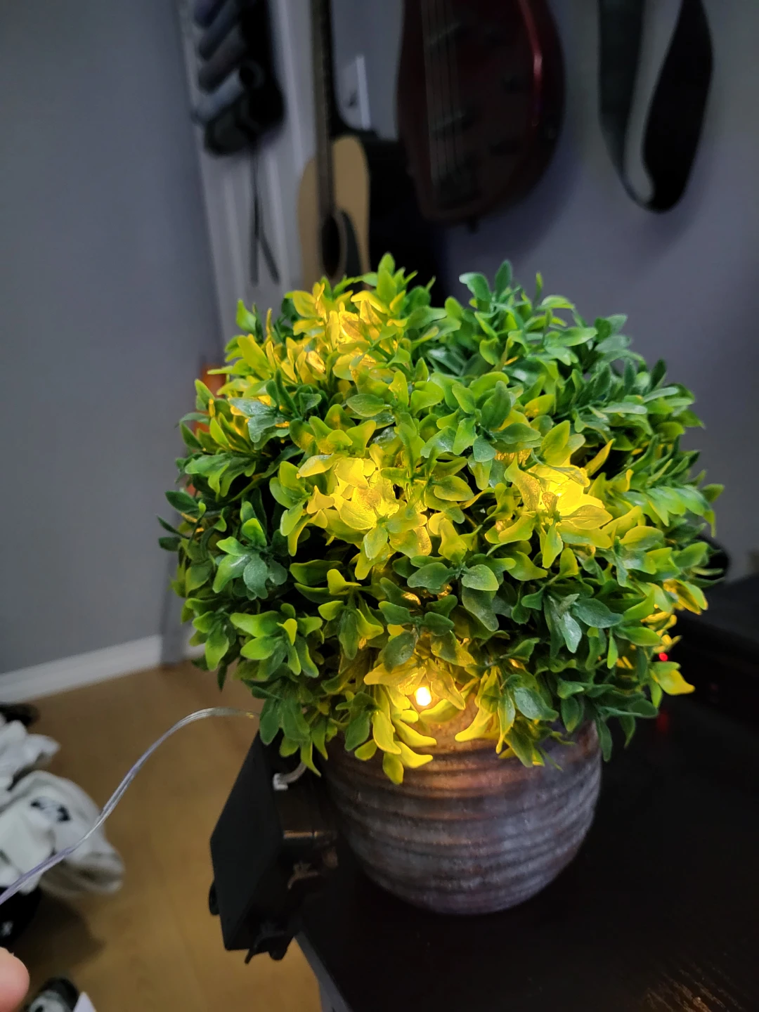 Fake plant with LED's