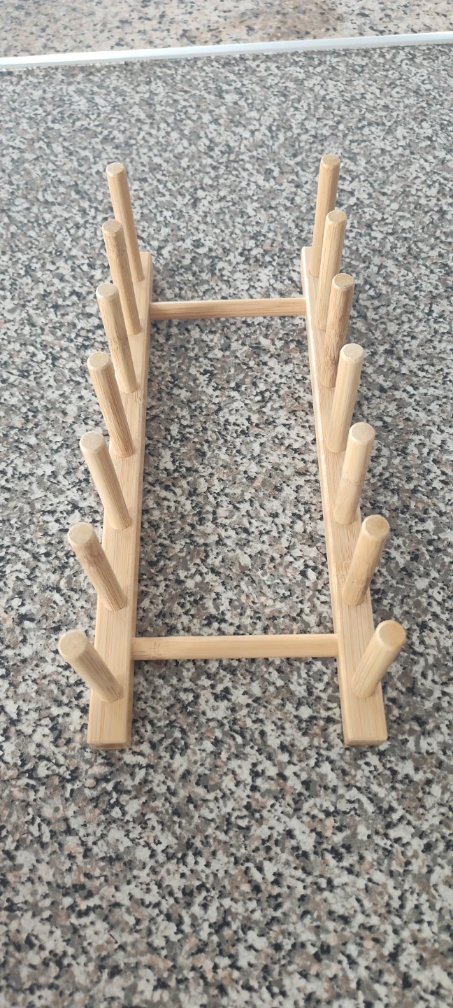 Bamboo Plate Rack