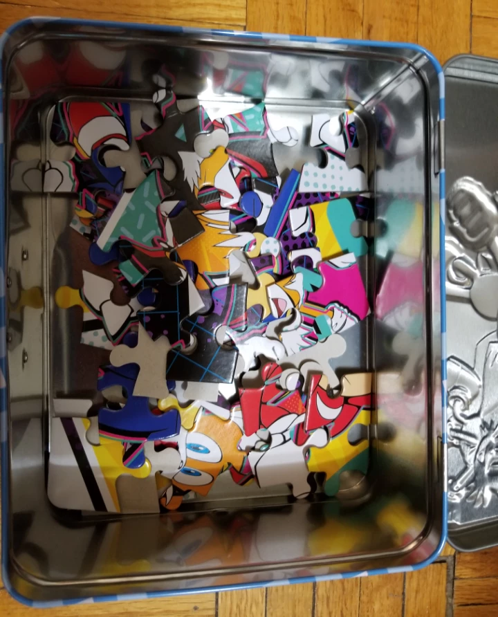 Sonic The Hedgehog Metal Box with Puzzle 🌱 - photo 2
