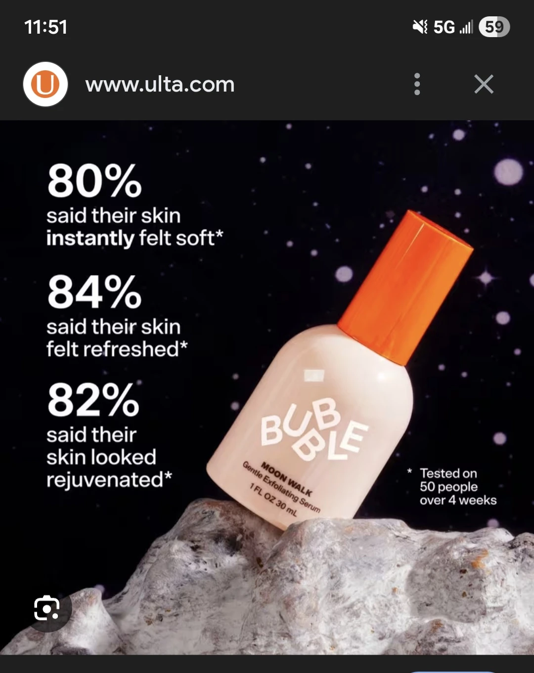 Bubble Moon Walk Gentle Exfoliating Serum 1 FL OZ 30 mL - photo 5