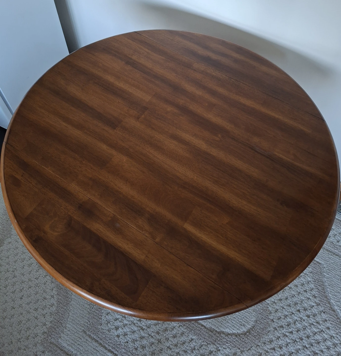 Drop-Leaf Dining Table - Hickory strain Finish