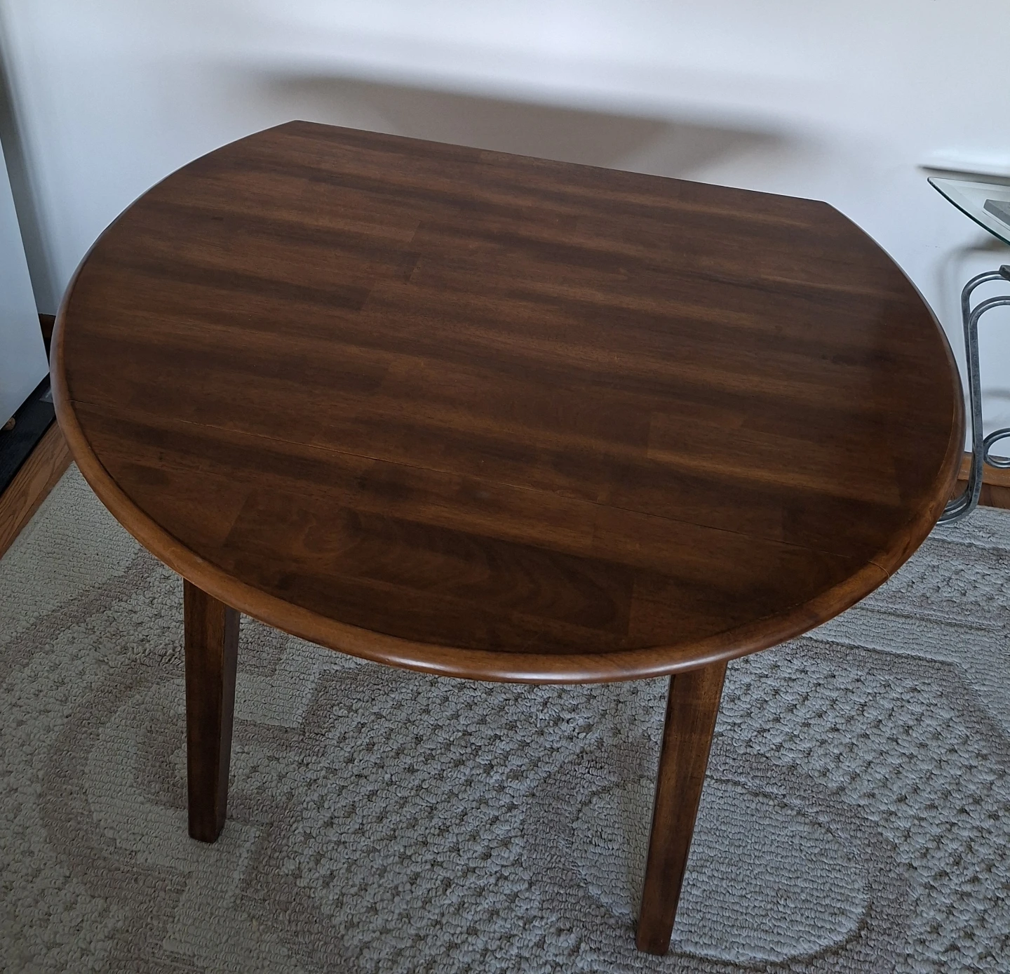 Drop-Leaf Dining Table - Hickory strain Finish - photo 2