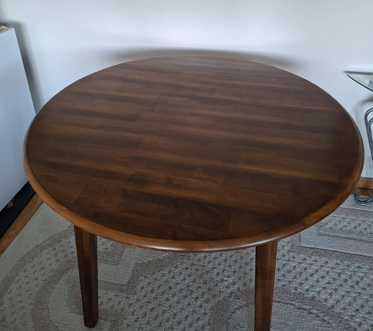 Drop-Leaf Dining Table - Hickory strain Finish - photo 4