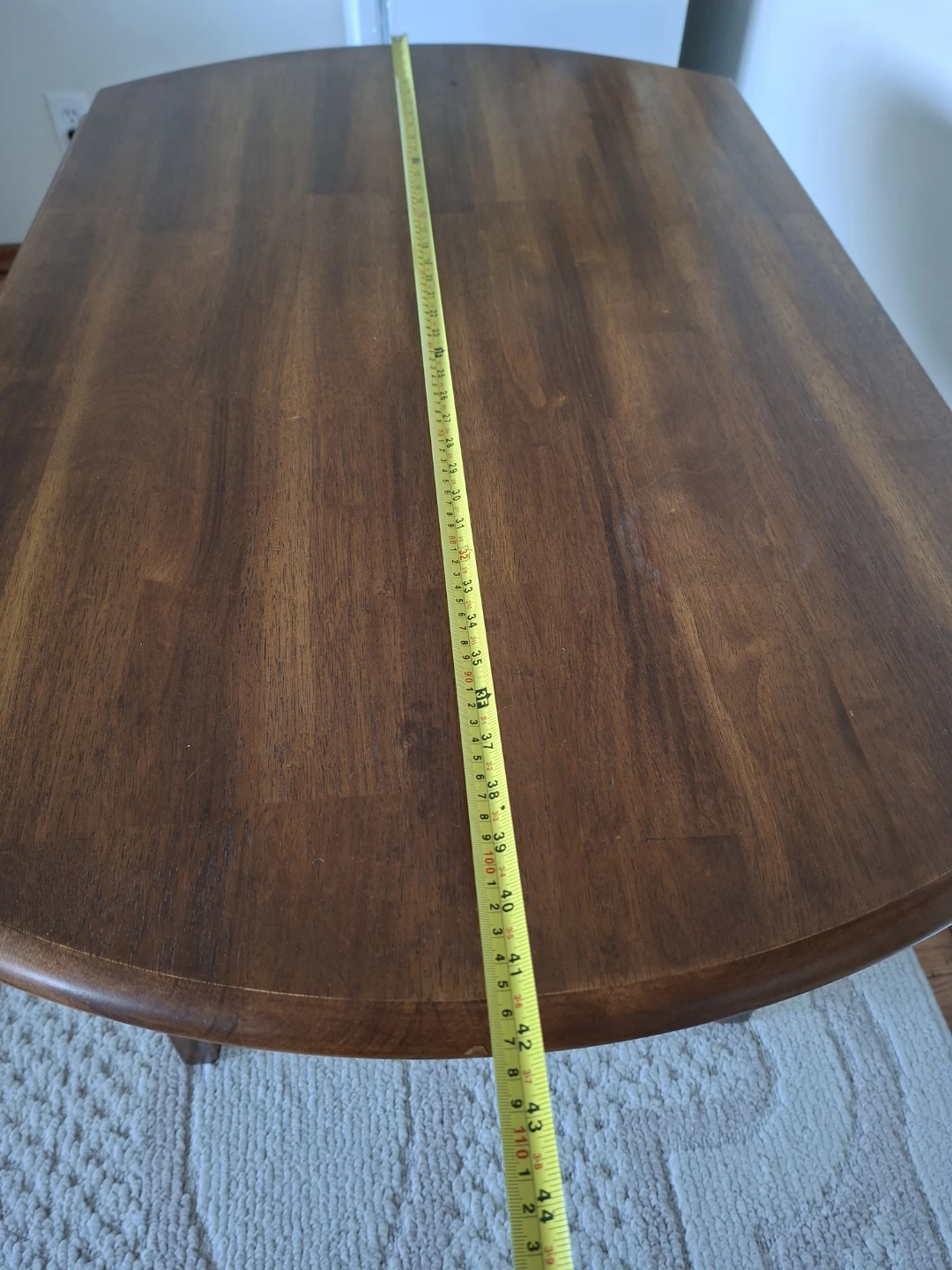 Drop-Leaf Dining Table - Hickory strain Finish - photo 5
