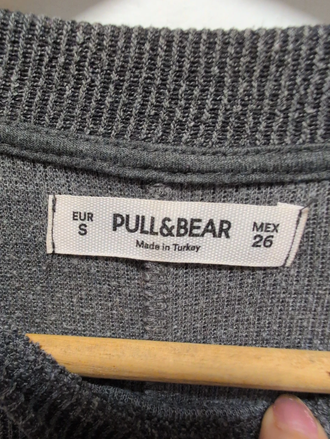 Pull & Bear Grey Ribbed Balloon Sleeve Sweater - photo 4
