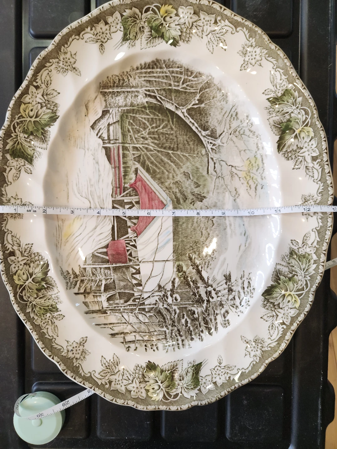 Johnson Brothers "The Friendly Village" Covered Bridge Plate - photo 3