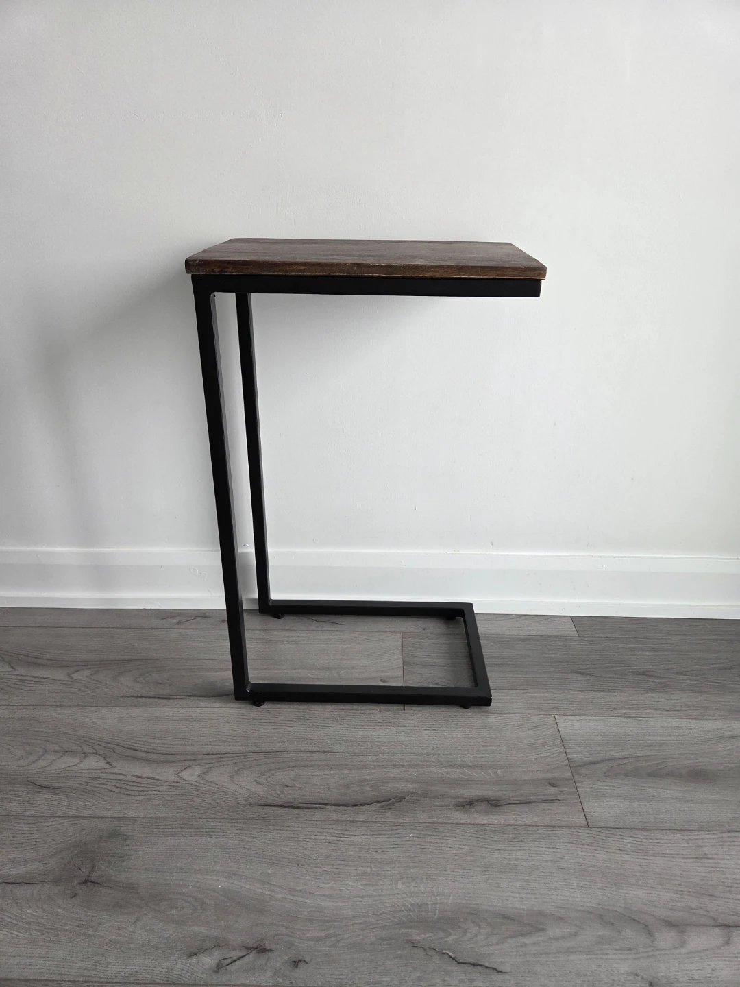 Set of 2 Side Tables with Wood Tops - photo 4