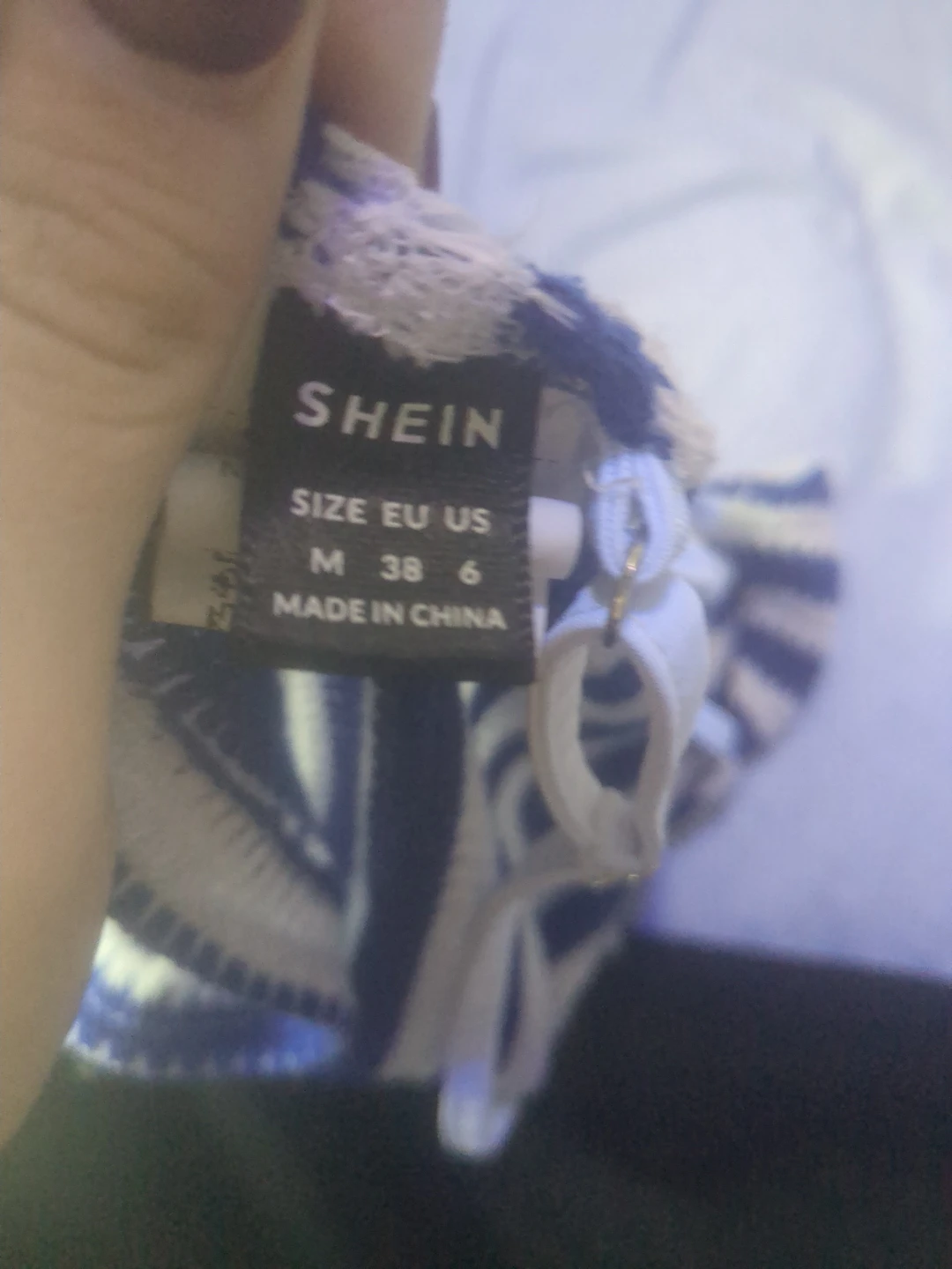 SHEIN Striped Tube Top - Size Medium - photo 4
