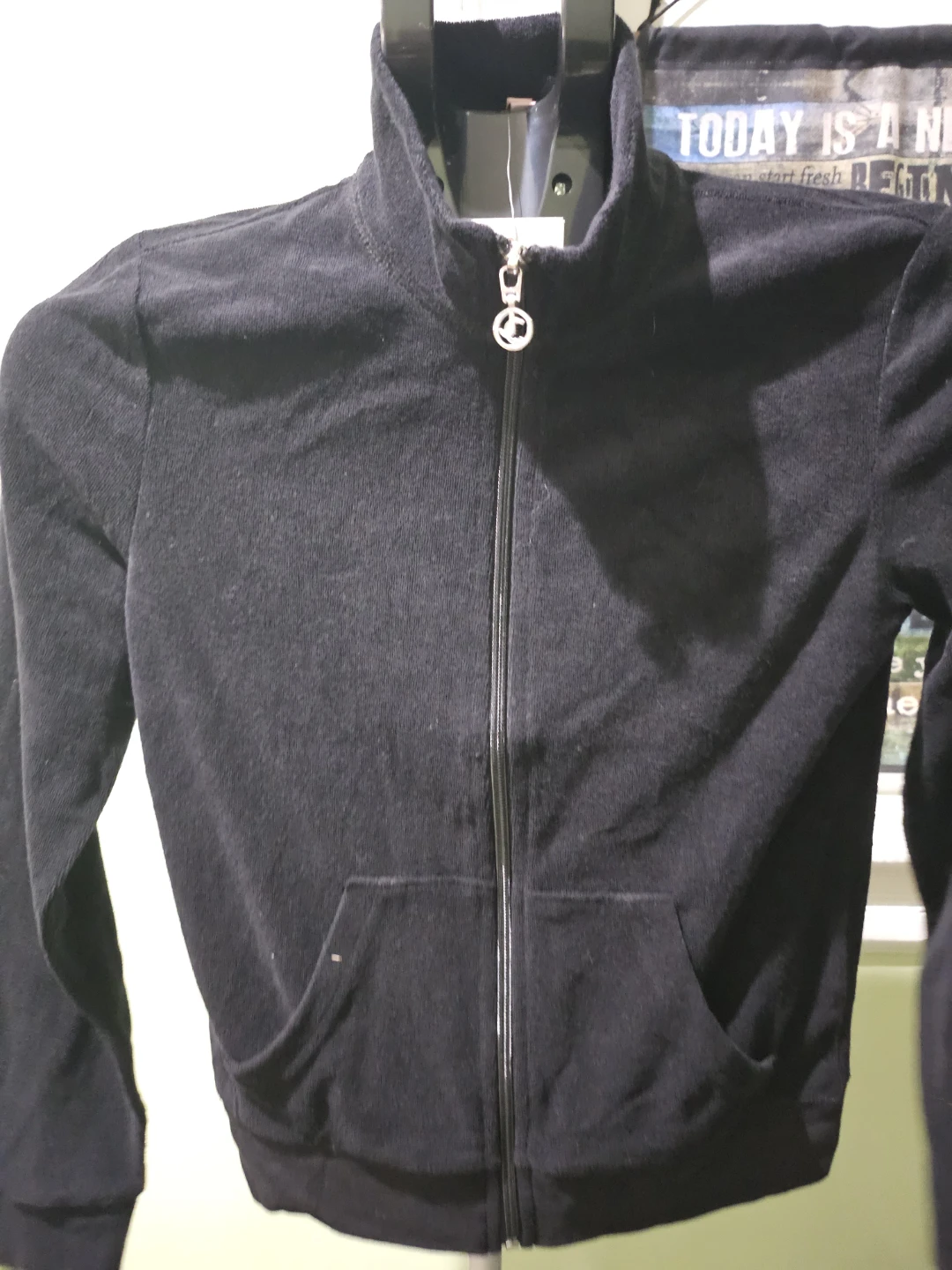 Juicy Couture Women's Velour Tracksuit Set - Black - Size XS - photo 2