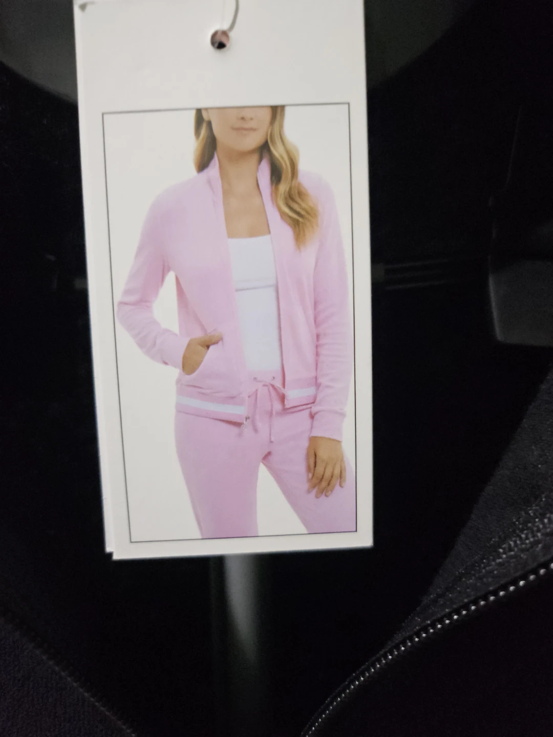 Juicy Couture Women's Velour Tracksuit Set - Black - Size XS - photo 5