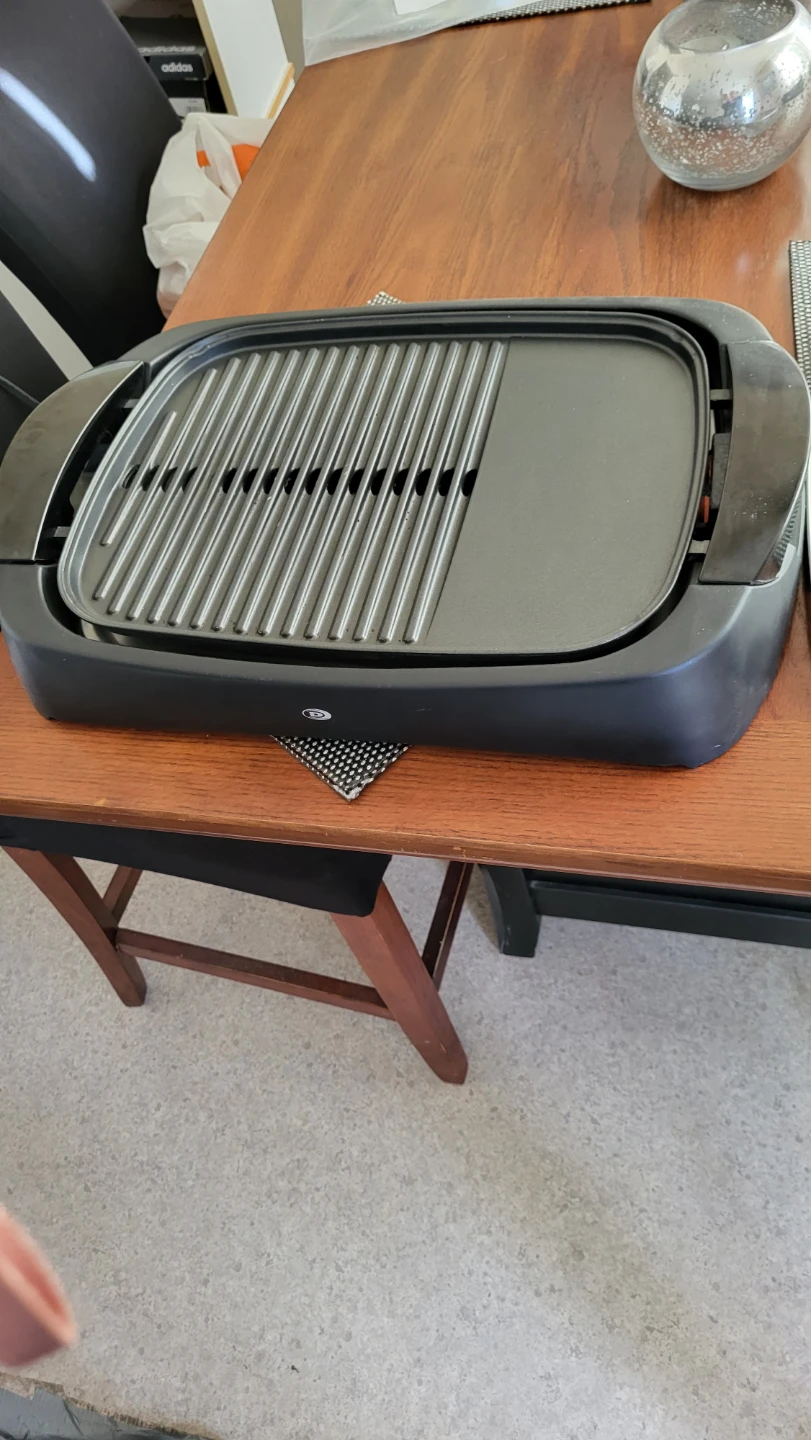 Duro-Glow Electric Griddle with Glass Lid - photo 2