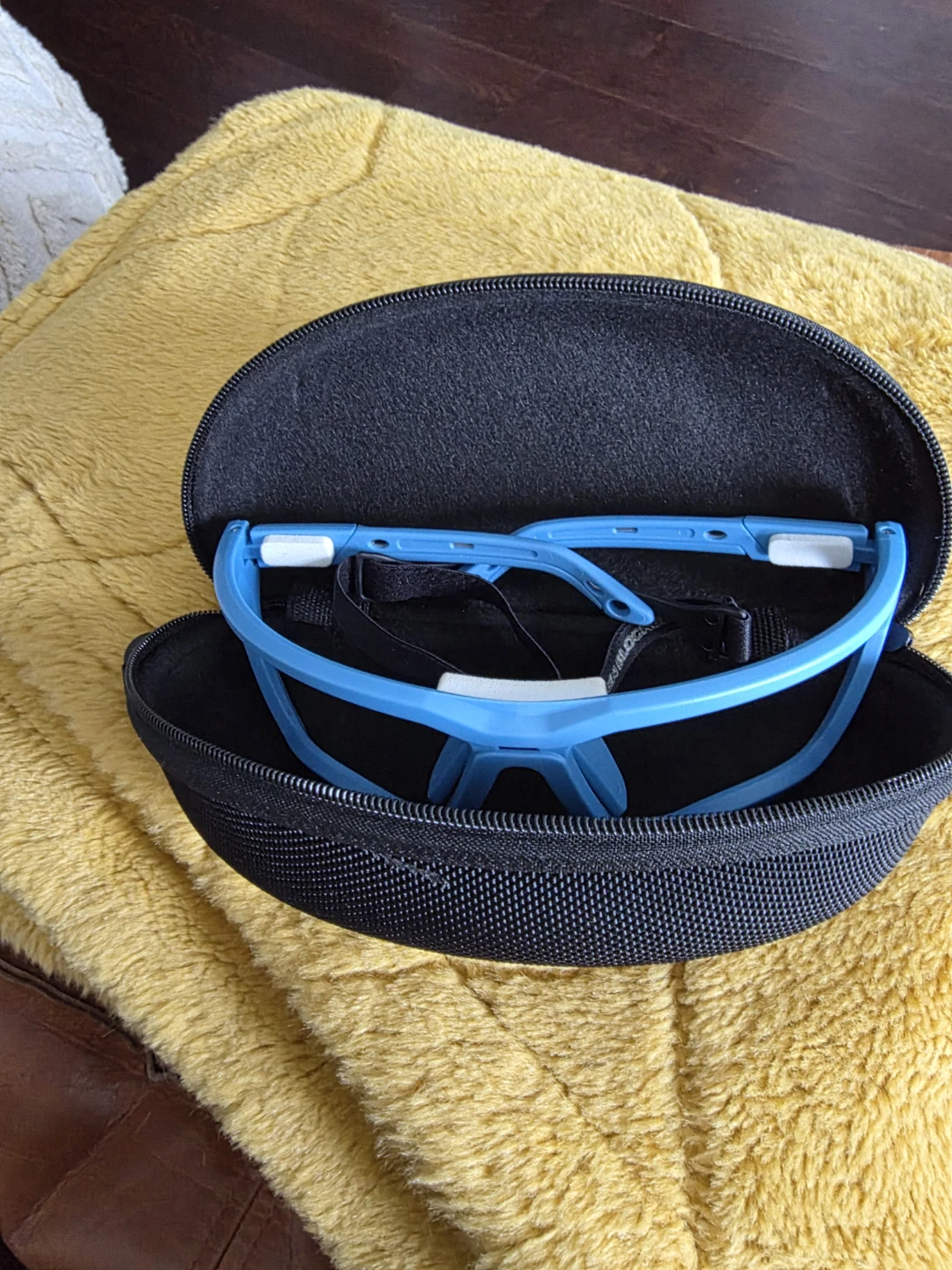 Kitchen Blockers Blue Pickleball Safety Glasses with Case