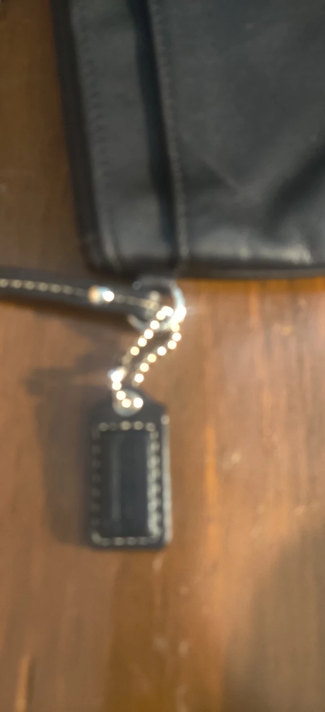 Coach Black Leather Wristlet Pouch - photo 2