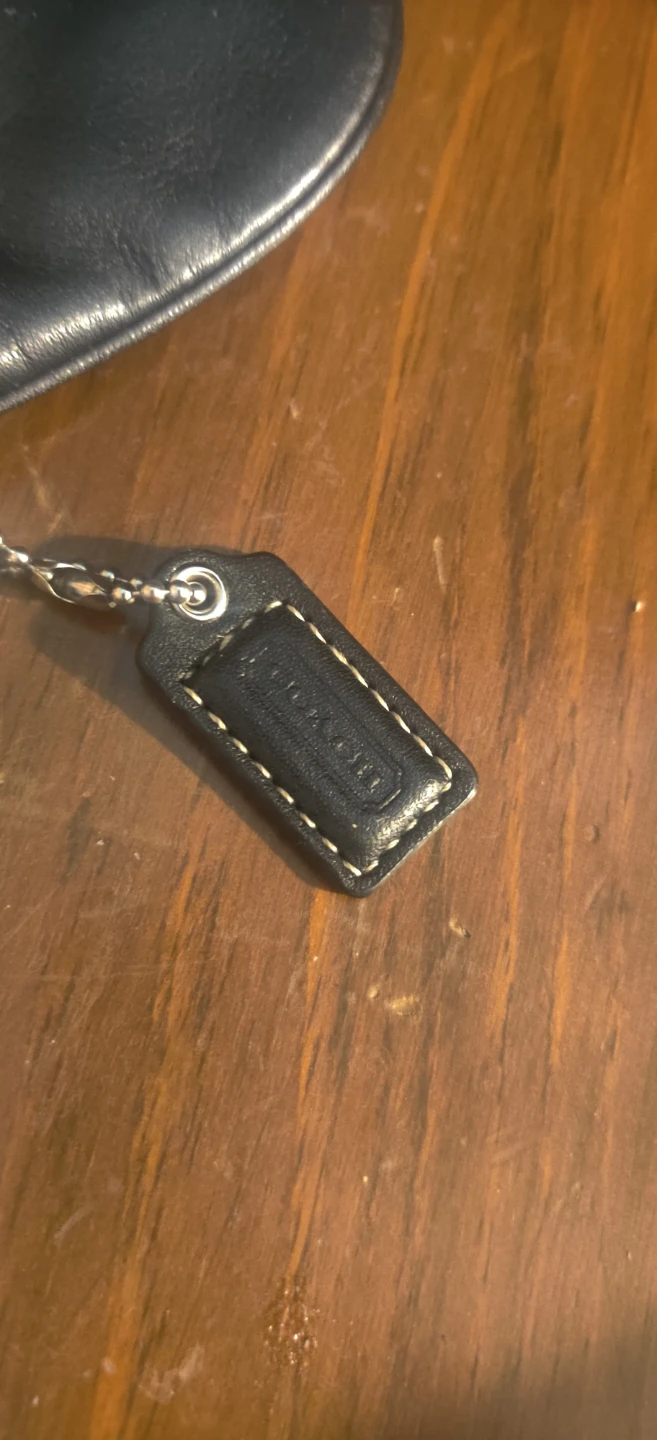 Coach Black Leather Wristlet Pouch - photo 3