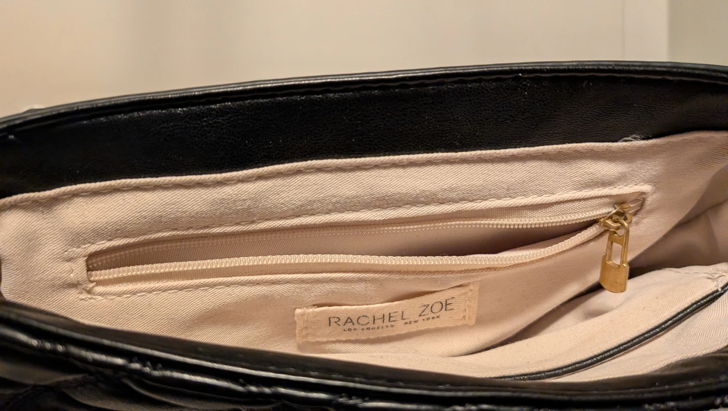 Rachel Zoe Black Quilted Crossbody Bag - photo 3