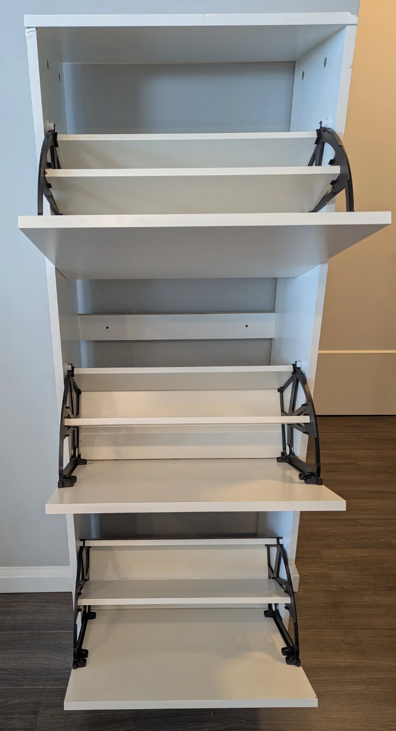 IKEA BISSA Shoe Cabinet - White - photo 2