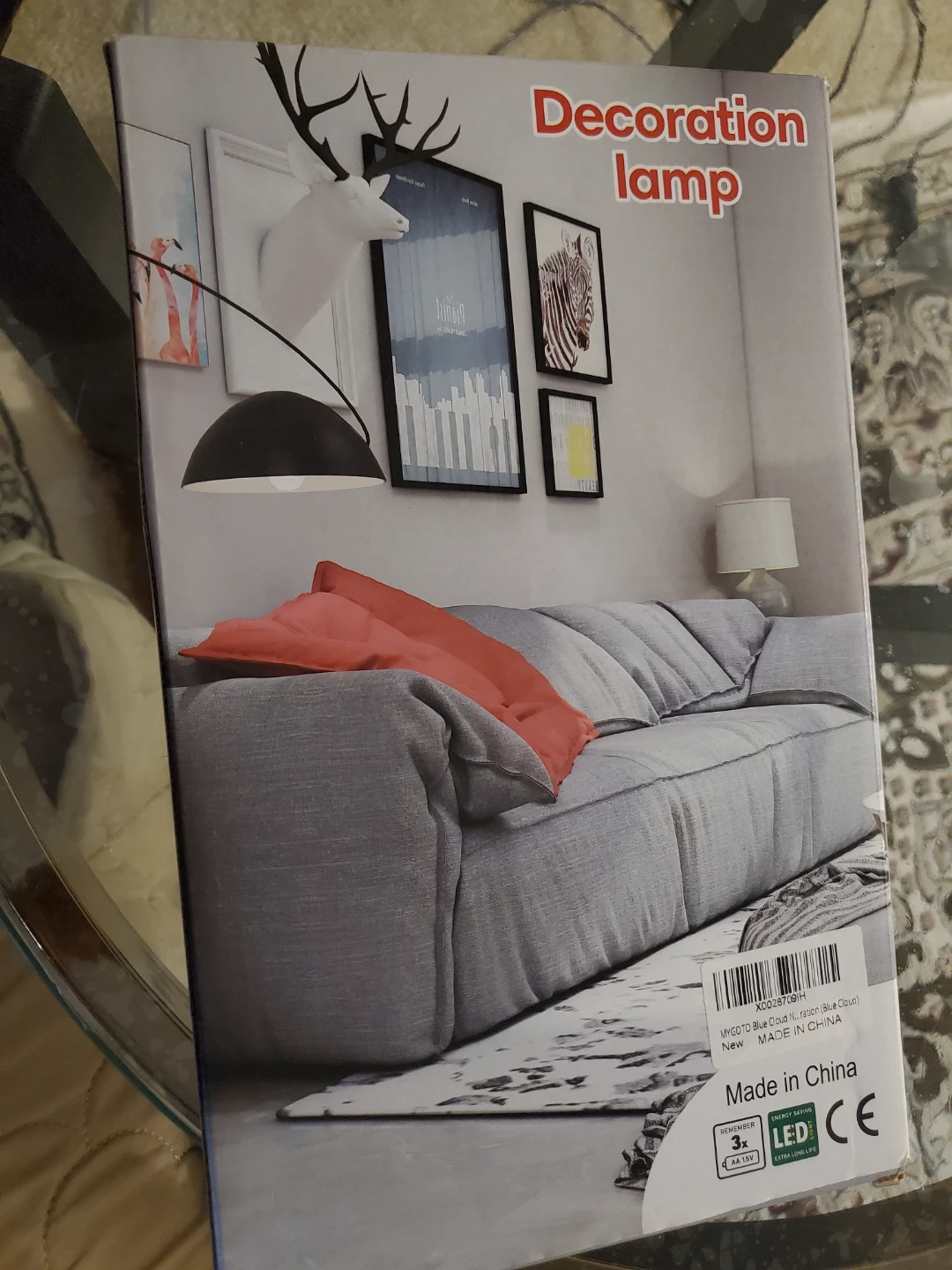 LED Cloud Modeling Lamp - Blue - photo 3
