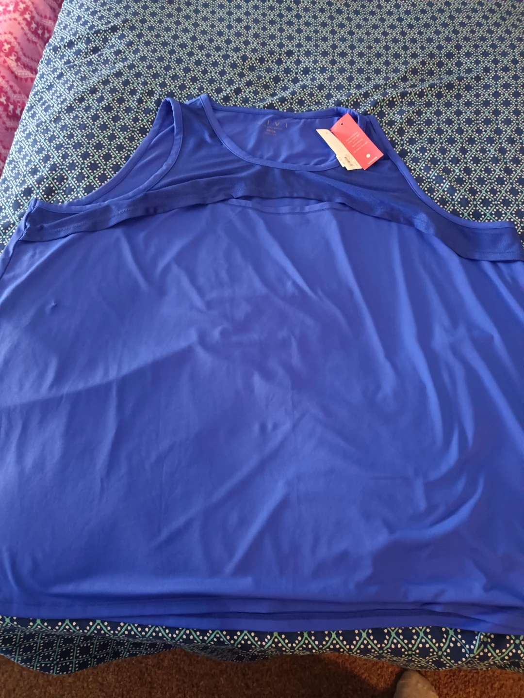 Livi for Lane Bryant Women's Blue Athletic Tank Top - Size 26/28