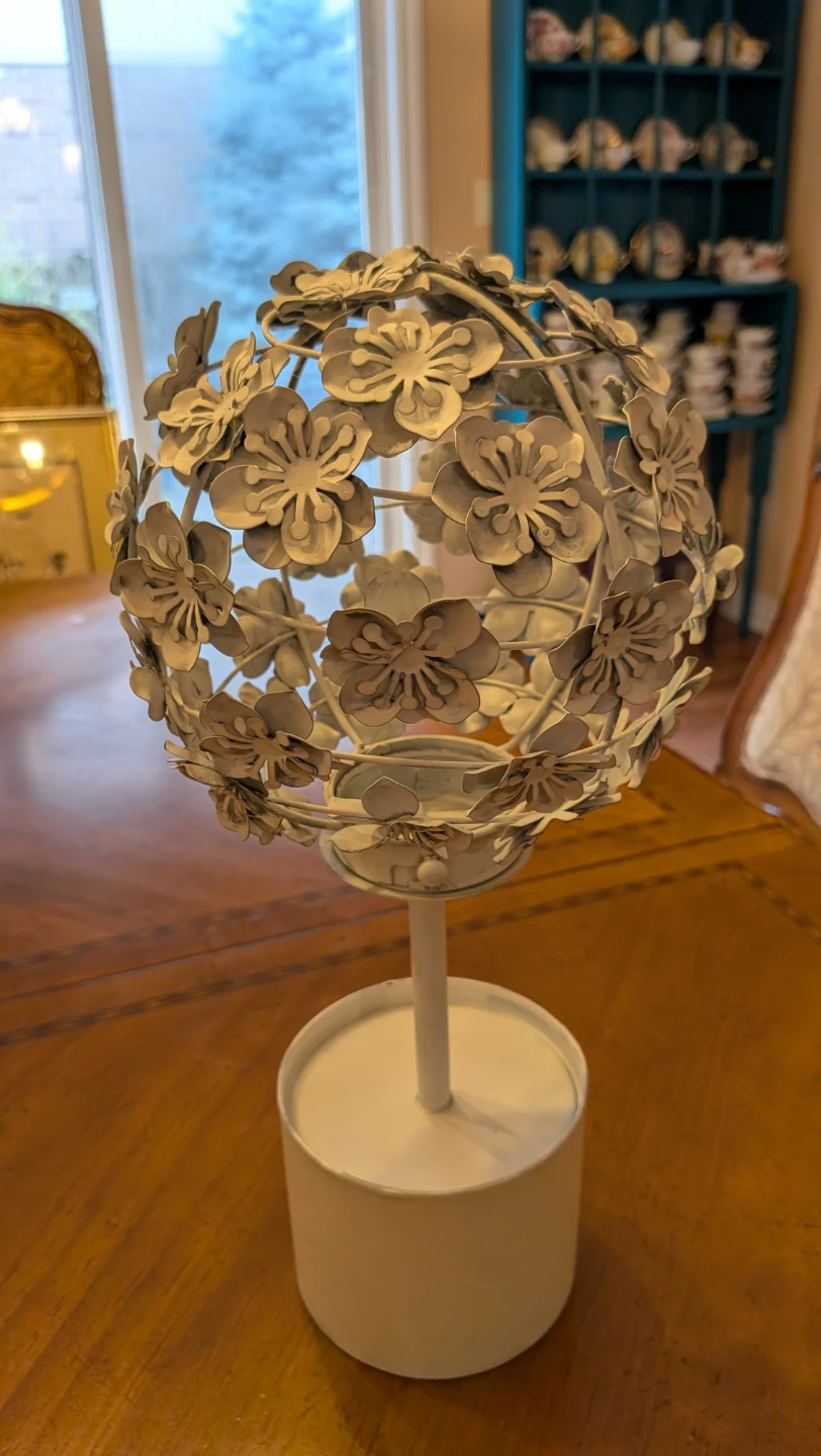 Floral Sphere Candle Holder - photo 2