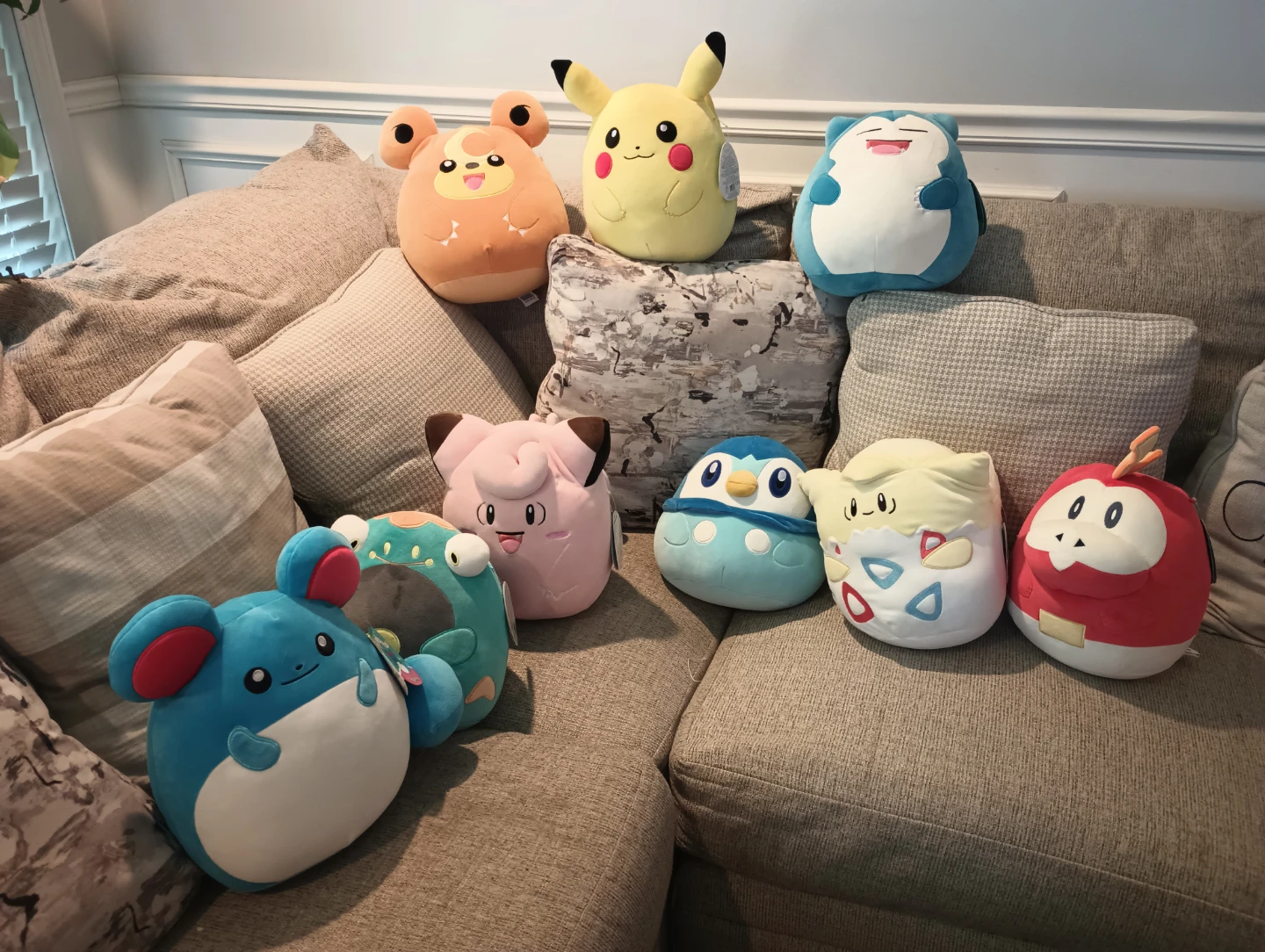 Pokemon Squishmallow Plush Toys