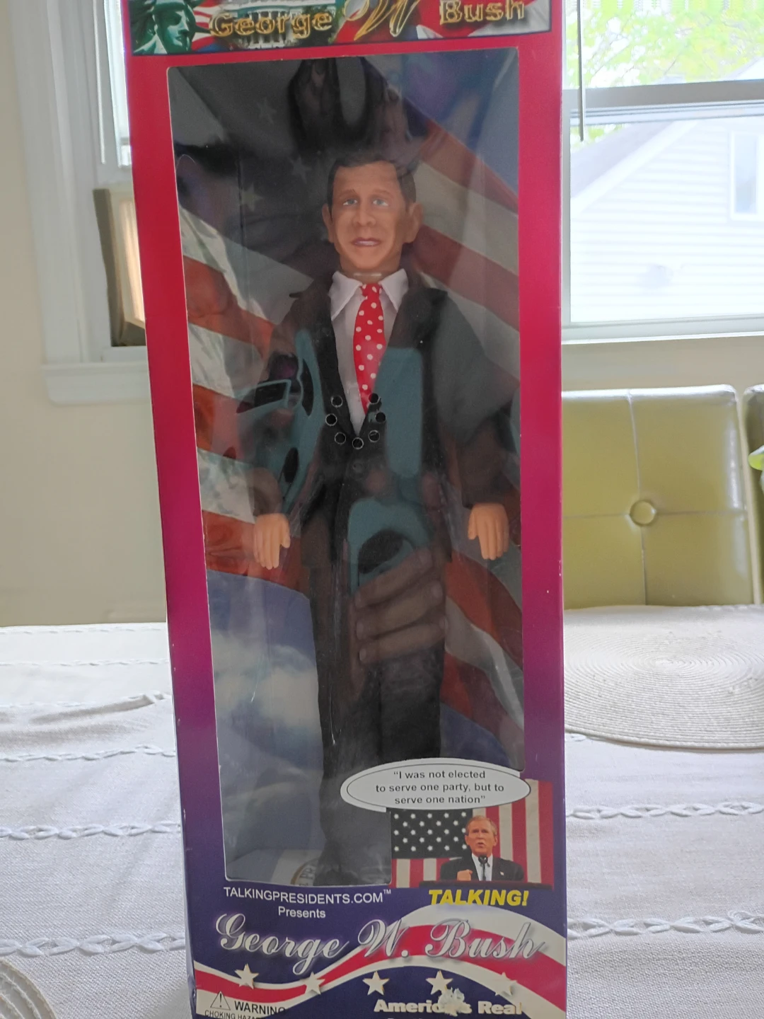 Talking George W. Bush  talking Action Figure