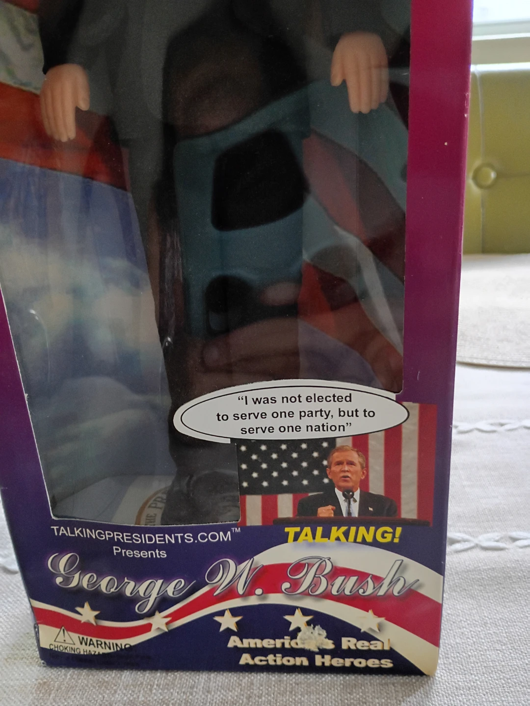 Talking George W. Bush  talking Action Figure - photo 2