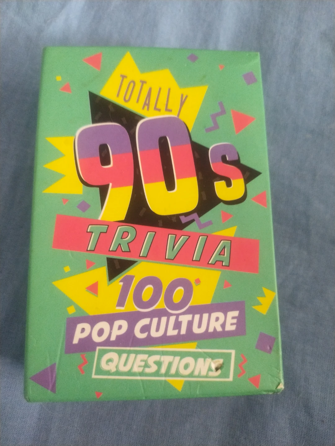 Totally 90s Trivia 100 Pop Culture Questions Card Game