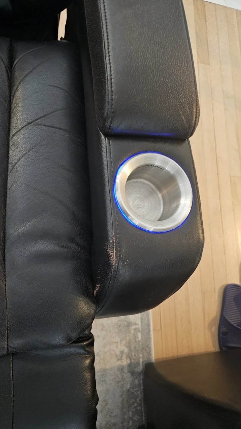 2-Seater Recliner Sofa with Cup Holders