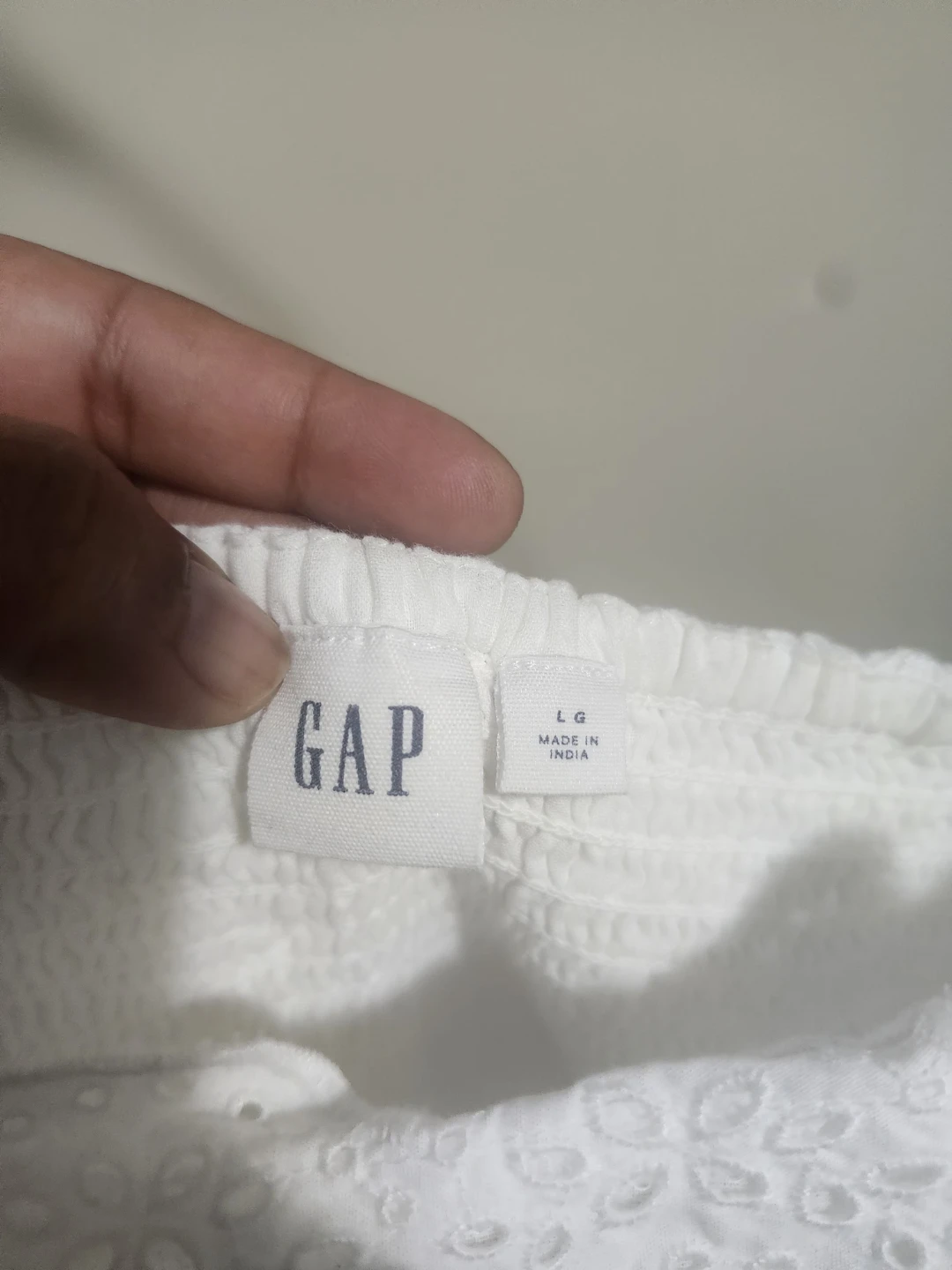 Gap White Eyelet Sundress - Size LG - photo 2