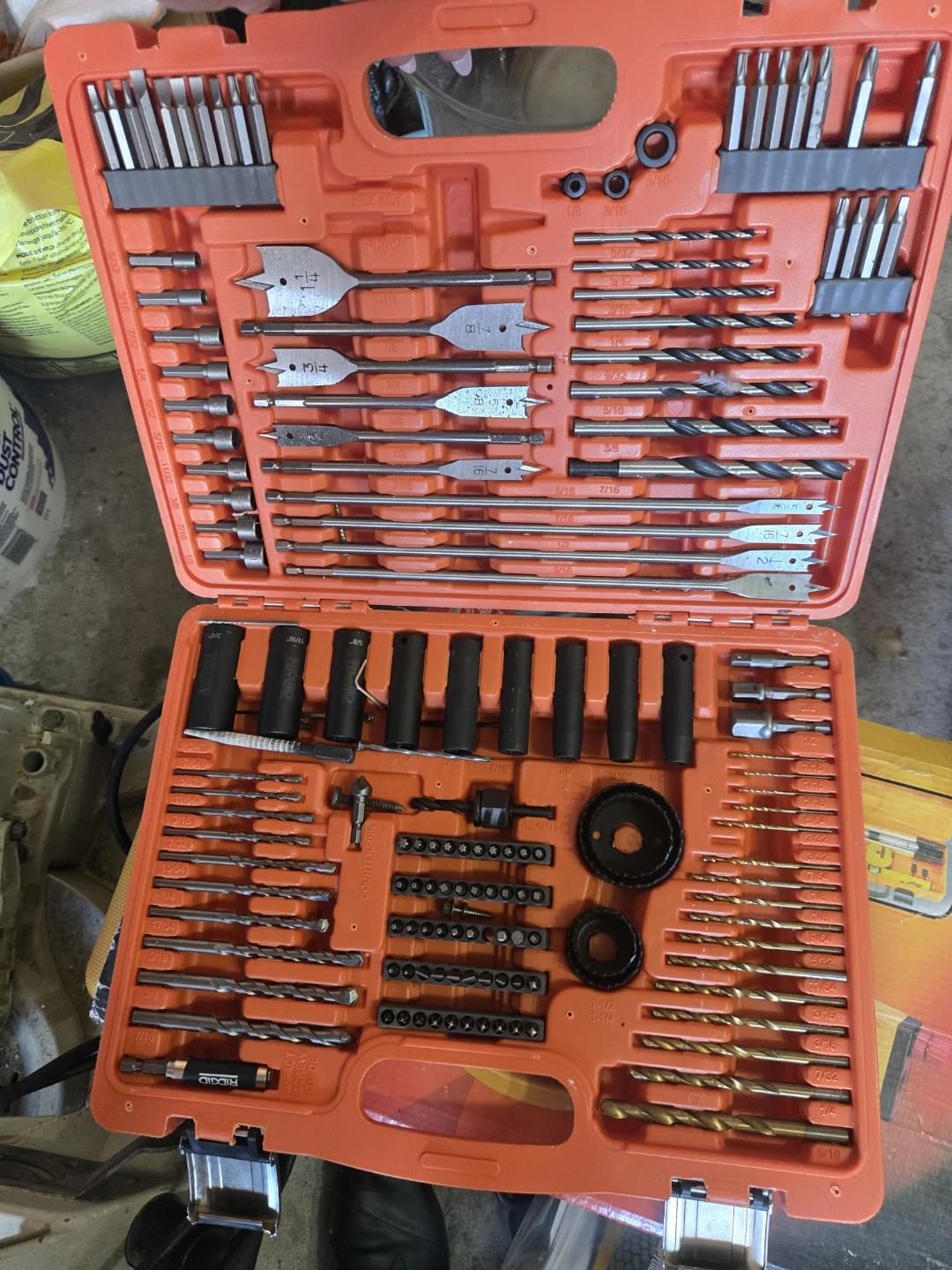 RIDGID 155 Piece Drill Bit and Socket Set - photo 2