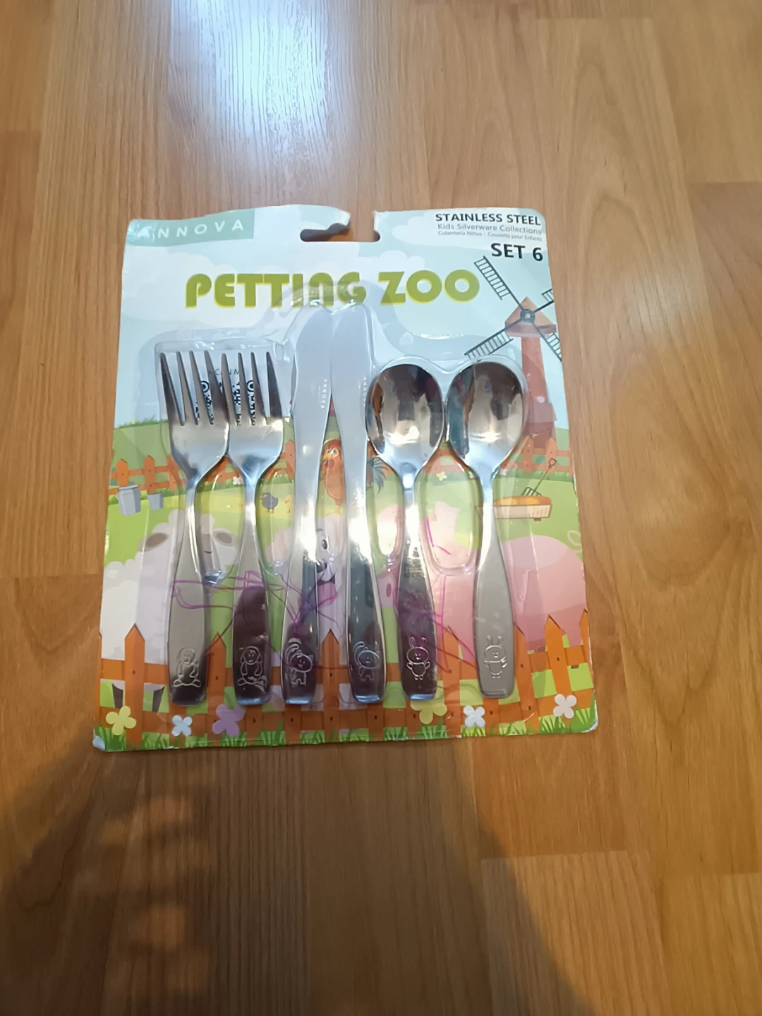 Annova Petting Zoo Stainless Steel Cutlery Set