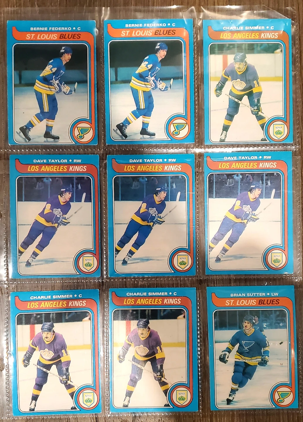 vintage hockey card lot 1979