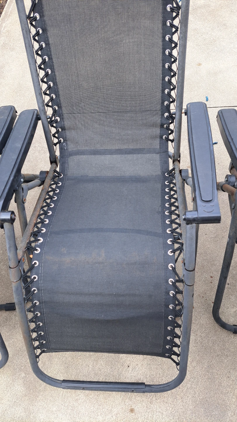Set of 4 Black Zero Gravity Chairs - photo 4