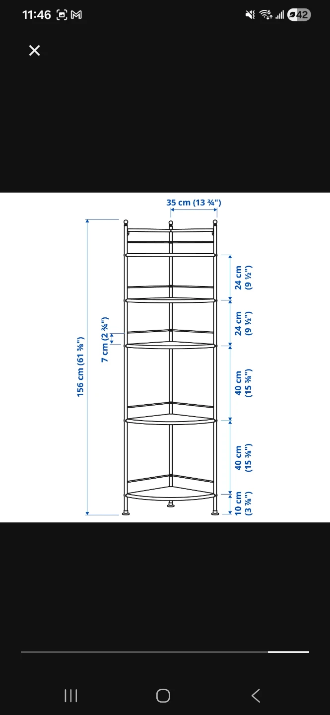IKEA Corner Shelf Unit - photo 2