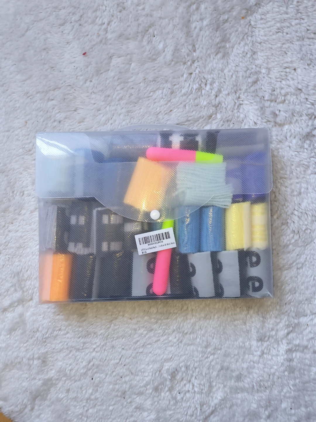 Latch Hook Rug Kit with Yarn