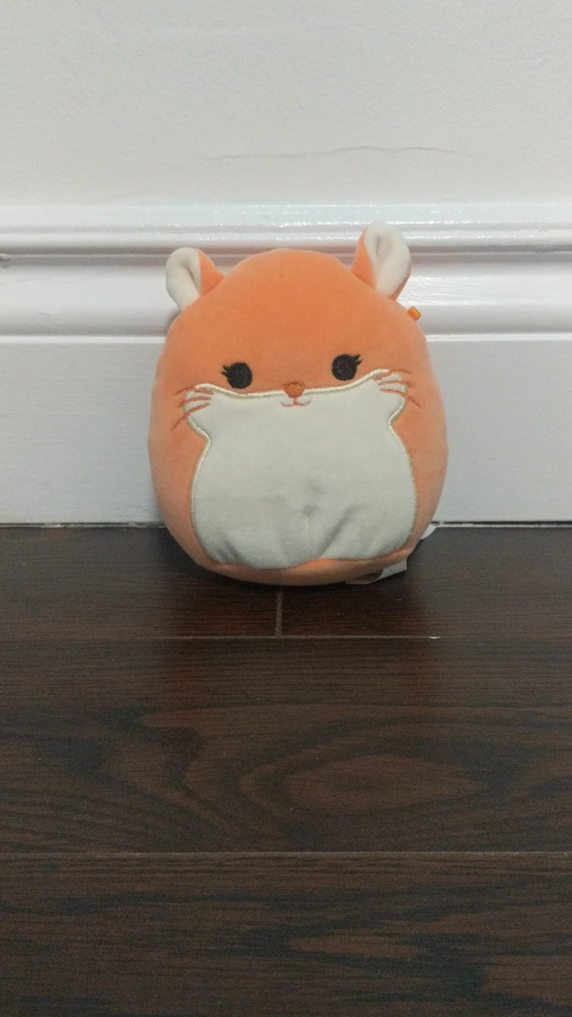 Squishmallow Orange Hamster Plush Toy