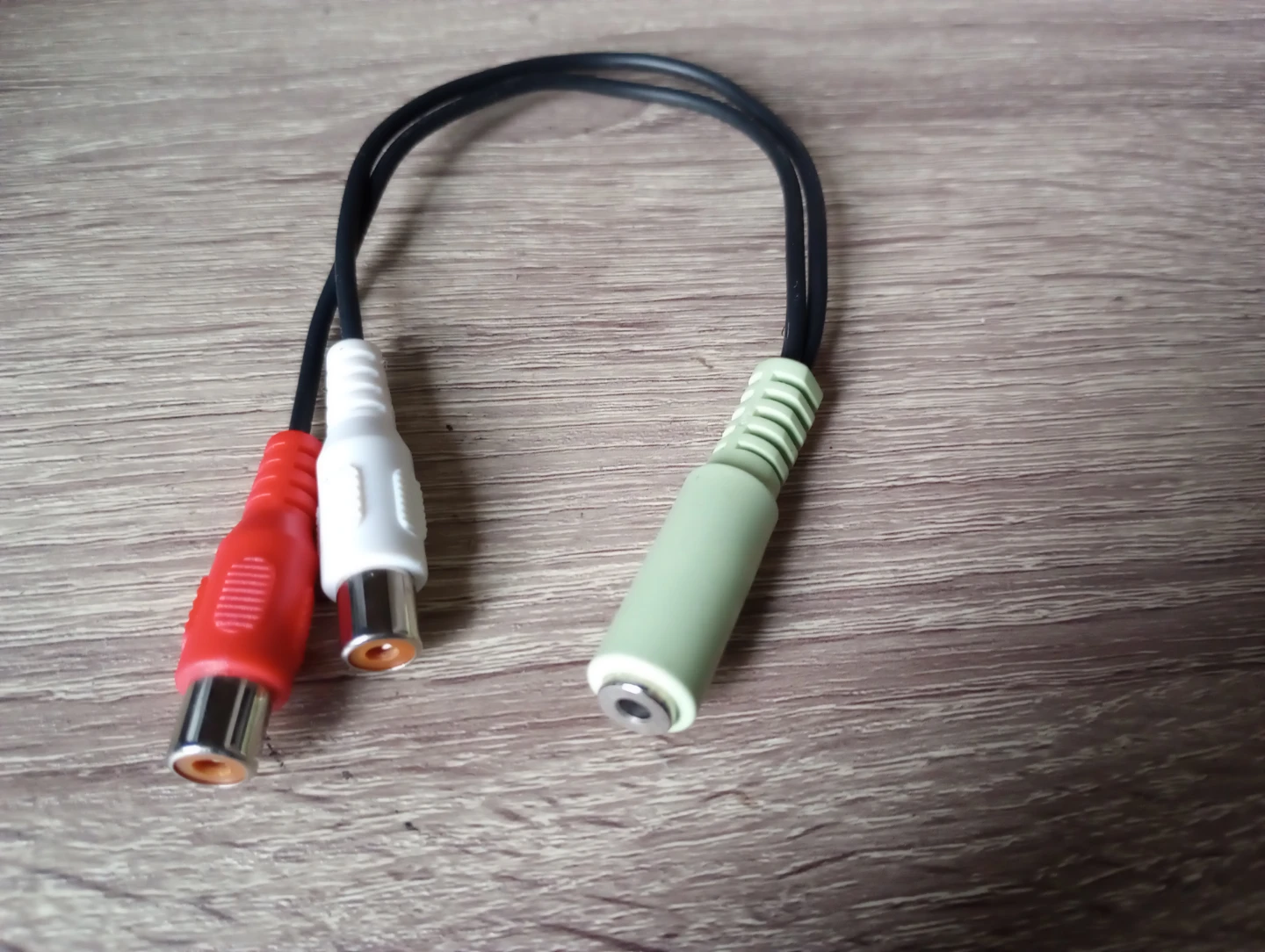 Female stereo jack to Dual RCA female adapter - photo 2